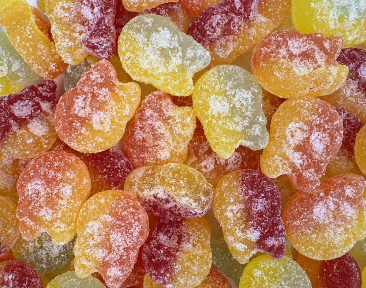 BUBS Mini Sour Foam Skulls