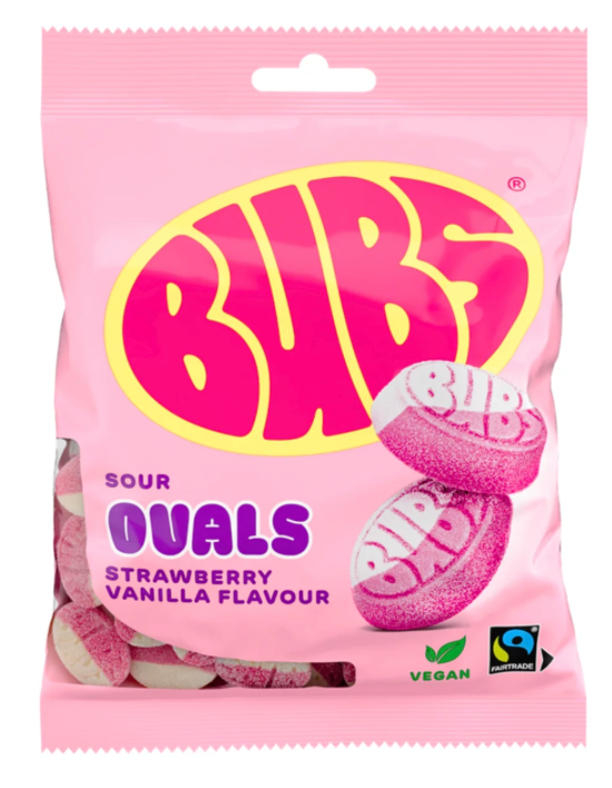 BUBS Strawberry Vanilla Mini Ovals
