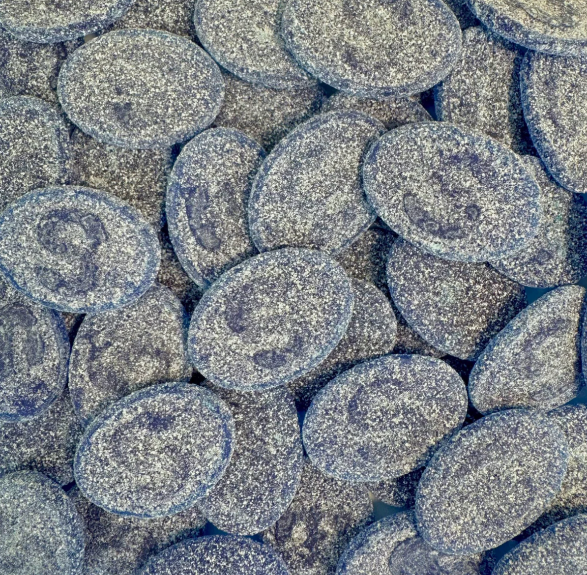 Sour Blue Raspberry Ovals