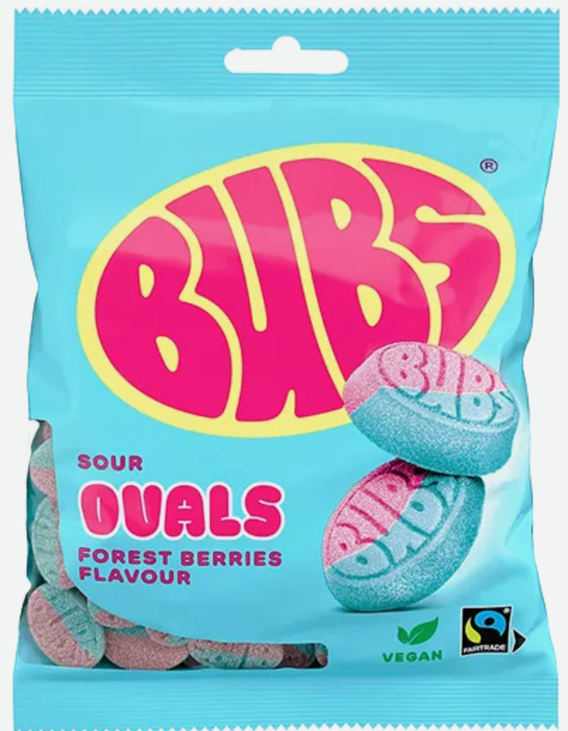 BUBS Raspberry Blueberry Mini Ovals